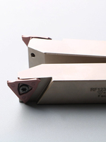 Porte-outil OEM AFDJ R/LF 123 en acier à ressort trempé, revêtement en nitride de titane 65HRC, rainurage extérieur