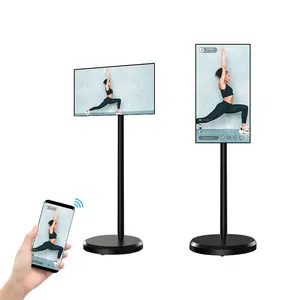 Suporte de chão para Smart TV com tela de toque prateada Android 21.5 27 tela portátil de tablet de 32 polegadas para uso doméstico