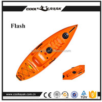 Kayak Air Putih Tiup Plastik Murah dengan Troli untuk Memancing Grosir
