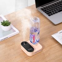 Mini atomiseur USB YINHI, design mignon, grand vaporisateur, bouteille d'eau minérale, veilleuse silencieuse, contrôle de l'humidité réglable, pour bureau