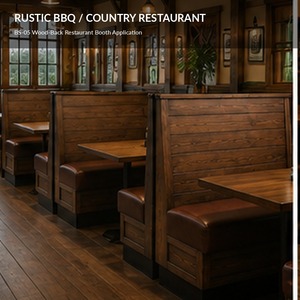 Banco de Comedor Moderno Tapizado en Cuero PU para Restaurante y Hotel, con Color y Tamaño Personalizables, Modelo Comercial BS-05 - Product Image 2