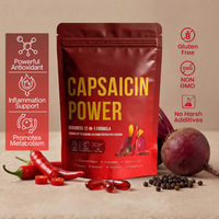 Compléments de Capsaïcine Poivre de Cayenne Antioxydant Soutien Immunitaire Formule 12-en-1 Capsules Molles Soutien Métabolique Thermogénique