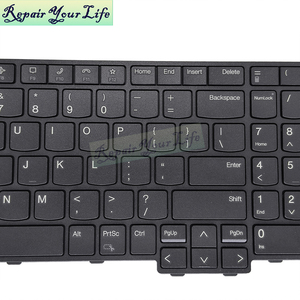 Teclado de ordenador portátil en inglés de EE. UU. Para LENOVO <span class=keywords><strong>ThinkPad</strong></span> L15 Gen 4 con Trackpoint SN3103B teclados de con marco negro sin retroiluminación - Product Image 3