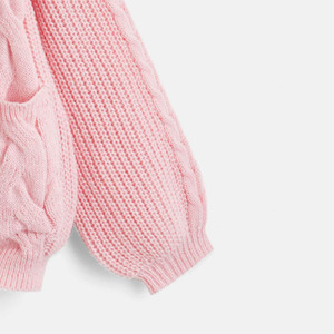 Otoño e Invierno suelto nuevo estilo perezoso diseño suéter Top tejido cárdigan pajarita suéter <span class=keywords><strong>chaqueta</strong></span> para <span class=keywords><strong>mujer</strong></span> - Product Image 4