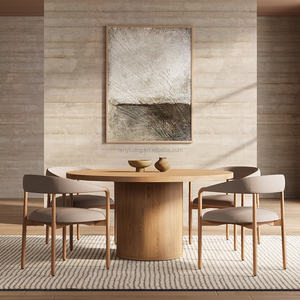 Felly stile minimalista contemporaneo semplice sala da pranzo mobili in legno massiccio Teak tavolo da pranzo e sedia Set - Product Image 1