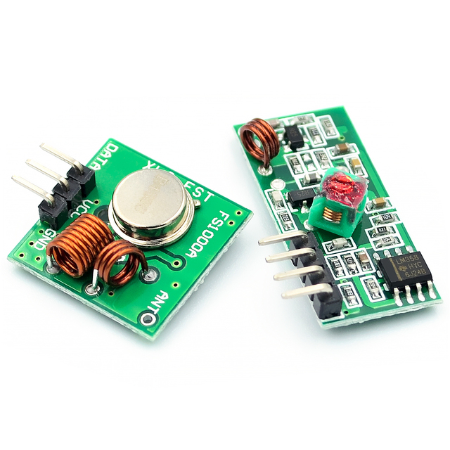 433Mhz 315MHZ RF Wireless Transmitter Module and Receiver Kit DC 5V 315 433 Mhz Wireless Module...