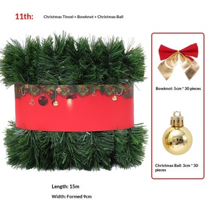 Ornement suspendu pour arbre de Noël de 10 m, décoration festive pour la maison, les vitrines, les fêtes et les vacances - Product Image 3