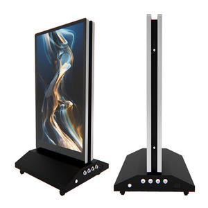 Digitale Werbeanzeige 43/55 Zoll Highlight 2000 Nits Outdoor Wasserdichter Miet-Rotationsdisplay-Ständer Poster LED-Kiosk - Product Image 6