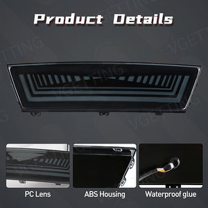 Lampu Sein Belakang Tahan Air Led Lampu Rem Ekor <span class=keywords><strong>Pilot</strong></span> Lampu Kabut DRL untuk Tesla Model Y 2019 2020 2021 2022 - Product Image 3