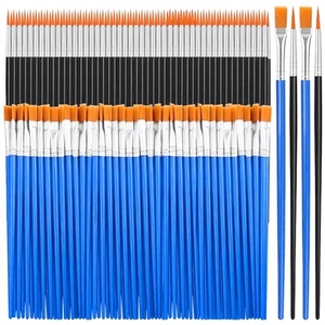 Single Long Pole Watercolor <b>Brush</b> DIY Pink Cosmetic Makeup Tool <b>Bristle</b> <b>Hair</b> Plastic /Handle - Product Image 2