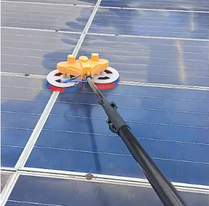 Brosse de nettoyage <span class=keywords><strong>pour</strong></span> panneaux solaires Multifit, nettoyeur solaire, brosse <span class=keywords><strong>à</strong></span> double tête au lithium, convient aux panneaux solaires <span class=keywords><strong>pour</strong></span> le nettoyage des batteries au lithium - Product Image 2