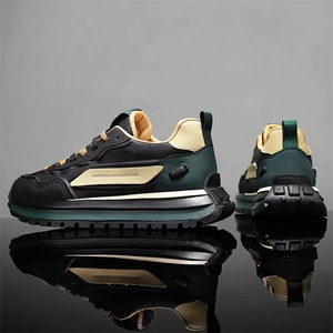 Zapatos Deportivos Casuales con Cordones y Suela Suave de Malla Transpirable para Hombre, Primavera 2026, Nuevos, para Adolescentes, Estilo Moderno para Papá, Tendencia de Moda - Product Image 1