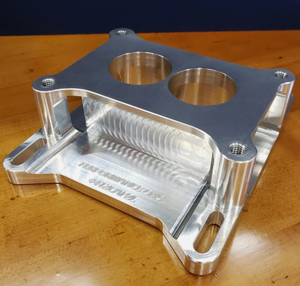 Holley 2300 4412 2-bbl-4150 흡기 매니폴드에 적합한 스페이서 어댑터 플레이트 - Product Image 4