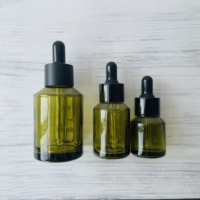 Usine 15ml 30ml 60ml Flacon compte-gouttes en verre Emballage de soins de la peau Bouteille d'huile d'essence de sérum givré cosmétique personnalisé