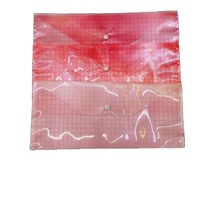 Carpeta de Documentos Impermeable de Plástico en Oferta, Bolsa Transparente con Botón a Presión, Tamaño FC, Varios Colores