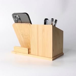 Chargeur rapide 15W avec porte-stylo, station de charge sans fil pour cadeaux de bureau - Product Image 3