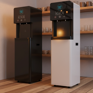 <span class=keywords><strong>Dispenser</strong></span> Elettrico da Esterno Autoportante per Acqua Calda e Fredda, Caricamento dal Basso, in Plastica, per Uso Domestico e Alberghiero, 2000 PPB, con Base Superiore, Ecologico - Product Image 1