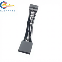 Automobile 17 broches mâle vers femelle adaptateur câble de prise d'alimentation câblage complet pour faisceau d'autoradio