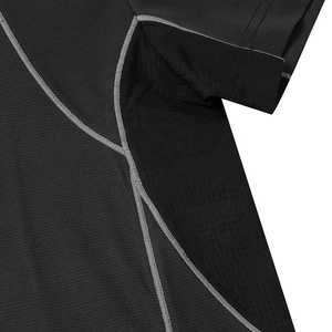 T-shirt en coton 100% de qualité supérieure avec logo personnalisable, confortable, durable, à manches courtes, col rond, style basique, coupe ajustée pour homme, sportif - Product Image 4