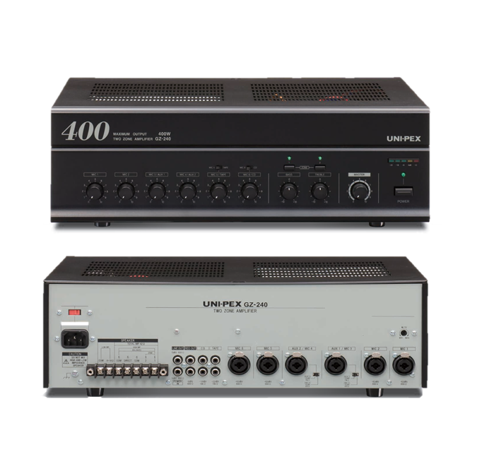 Uni-pex High Power Active Professional Amplifier GZ-120/GZ-240
