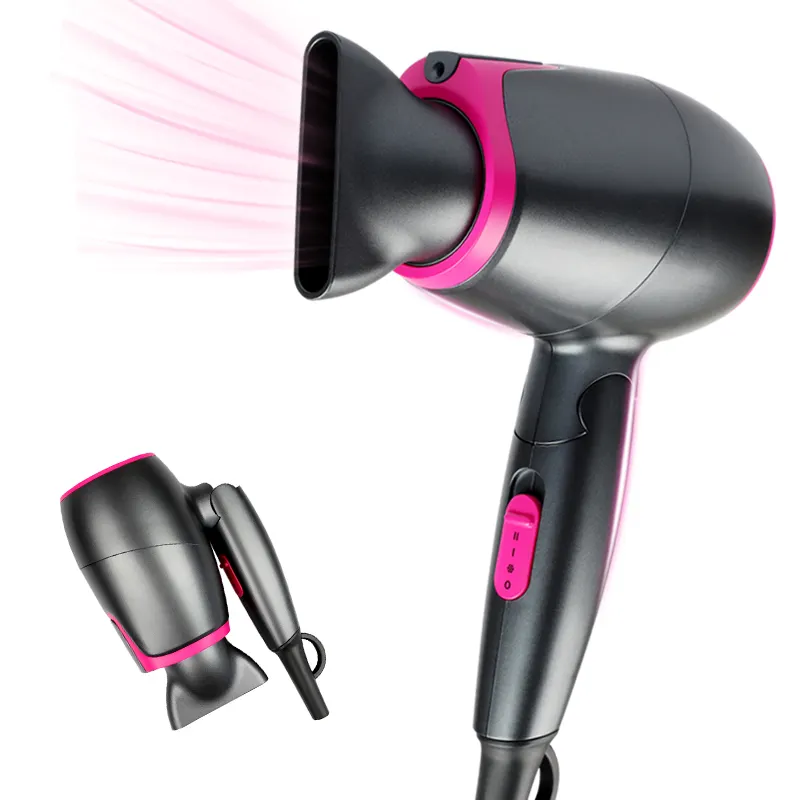 Faltbarer Styler 12V 3 In One DC Silent Machine Heißluft trockner Salonst änder Profession elle Reise mode Benutzer definiertes Logo Haartrockner