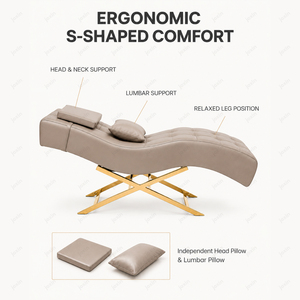Cama de Belleza Reclinable JOXIN con Orificio para la Cara y Sección de Piernas Ajustable para Centro de Spa, Muebles para Salón de Belleza, Venta al Por Mayor - Product Image 5