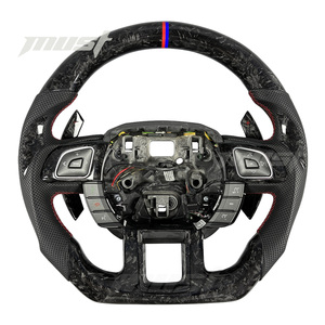 Volante Personalizado de Fibra de Carbono Forjado Negro para Land Rover Range Rover <span class=keywords><strong>Evoque</strong></span> 1.ª Generación SE <span class=keywords><strong>HSE</strong></span> Dynamic Pure 2012-2019 - Product Image 1
