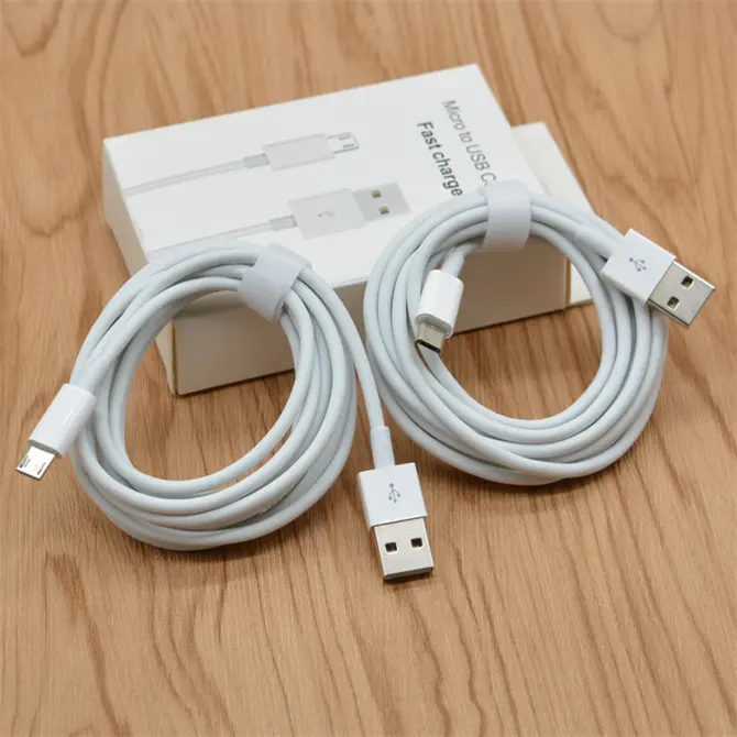 Micro USB Cable Fast Charging Mobile Phone USB Charger data cable 5V 3A 1M 2M 3M USB Data Charger Cable for Samsung HTC LG