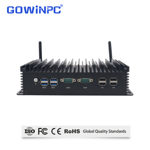 GOWINPC Embedded Industrial Mini PC X86 Based Intel J6412 Fanless 2xLan Firewall Supports Win11/Linux up to 64GB <b>RAM</b> 2HDMI - Product Image 1