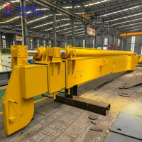 Grue marine à flèche droite hydraulique avec rotation flexible et performances de levage pour applications d'ingénierie marine
