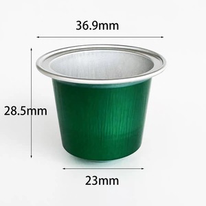 Meilleures ventes de capsules vides <span class=keywords><strong>Nespresso</strong></span> jetables <span class=keywords><strong>en</strong></span> aluminium, vente <span class=keywords><strong>en</strong></span> <span class=keywords><strong>gros</strong></span> de capsules de café espresso compatibles avec couvercle - Product Image 6