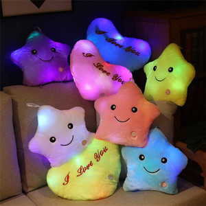 Đầy Màu sắc ánh sáng sao ném gối nhà máy Bán Buôn Đồ chơi sang trọng cho sinh nhật Giá cả hợp lý - Product Image 4