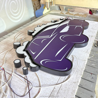 Lettres en acrylique lumineuses LED de luxe pour la publicité extérieure des entreprises et l'image de marque des salons, pour les enseignes murales de bâtiments et de bars