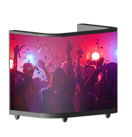 P2.5 Flexible écran DJ cabine LED affichage événements pliable Dj Station bureau support Table Portable Led vidéo mur écran d'affichage