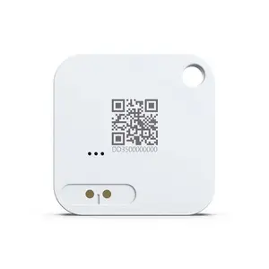 Small Size Wearable Beacon Rechargeable BLE IBeacon Tag With Button For SOS Button Remote Control