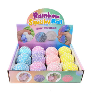 Juguete Antiestrés de Pectina con Forma de Bola de Uva de 6CM para Niños, con Malla Sensorial Resistente a la Presión para Relajación y Diversión - Product Image 5