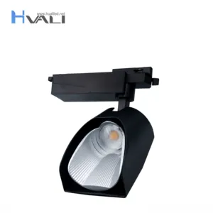 HUAL Hot selling 40W COB LED Track Light Polarized Outfit Shop Tile Shop Shovel Rail Spotlight Anti-Glare Down Light