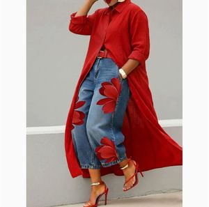 Nuova Camicia Lunga Estiva 2026 alla <span class=keywords><strong>Moda</strong></span> ed Elegante, Casual, Ricamata, in Maglia, con Colletto a Bottoni, Tinta Unita <span class=keywords><strong>e</strong></span> Logo Frontale - Product Image 1