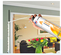 Fabricant de mousse de polyuréthane haute densité, mousse PU facile à appliquer au pistolet pour la décoration de fenêtres