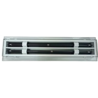 Diffuseur linéaire en aluminium durable de haute qualité pour système CVC, grille d'aération sur mesure pour climatisation, registres de ventilation pour sous-sol