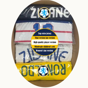 2025-2026 Fransa Almanya Brezilya Arjantin Ce Futbol Formaları En İyi Kalite Retro Özelleştirilmiş Henrryes Zidana Oyuncu Futbol Forması - Product Image 1