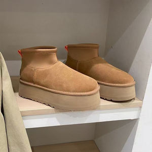 Stivali da Neve con Suola Spessa per <span class=keywords><strong>Donna</strong></span>, Bestseller, Foderati in <span class=keywords><strong>Pelliccia</strong></span>, <span class=keywords><strong>Stivaletti</strong></span> Invernali Imbottiti e Caldi - Product Image 1