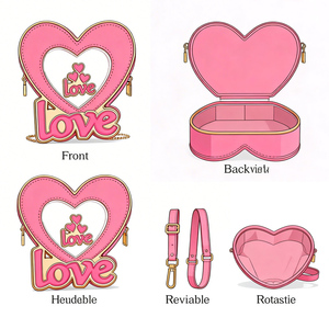 Bolsos de cuero de marca, bolsos Ita, mochilas Ita, accesorios, insignias, llaveros y muñecos IP personalizados, únicos, estéticos y bonitos, disponibles en línea. - Product Image 3