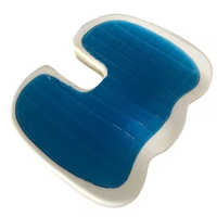 Vente chaude Été Refroidissement Ergonomique Chaise De Bureau Coccinelle Soulagement De La Douleur Mousse À Mémoire Gel Coussin De Siège