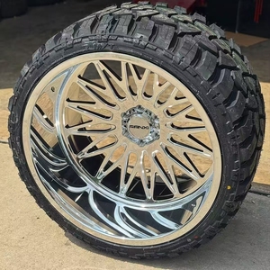 Rines Semiforjados 26x14 28x16 PCD 5X120 5x127 5X150 5X139.7 5X108 6X139.7 6X135 8X165.1 de 6 Birlos para Chevy Silverado 1500 - Product Image 3