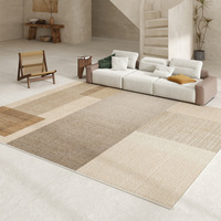 Tapis de salon Wabi-sabi, tapis de chevet de chambre à coucher, moderne, minimaliste, pour canapé, table basse, haut de gamme, subtilement luxueux, résistant aux taches