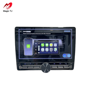 Núm đơn 2 DIN 10 inch IPS QLED màn hình cảm ứng <span class=keywords><strong>Android</strong></span> Car đài phát thanh GPS navigation Auto GPS khuếch đại TV hỗ trợ phổ phù hợp - Product Image 4