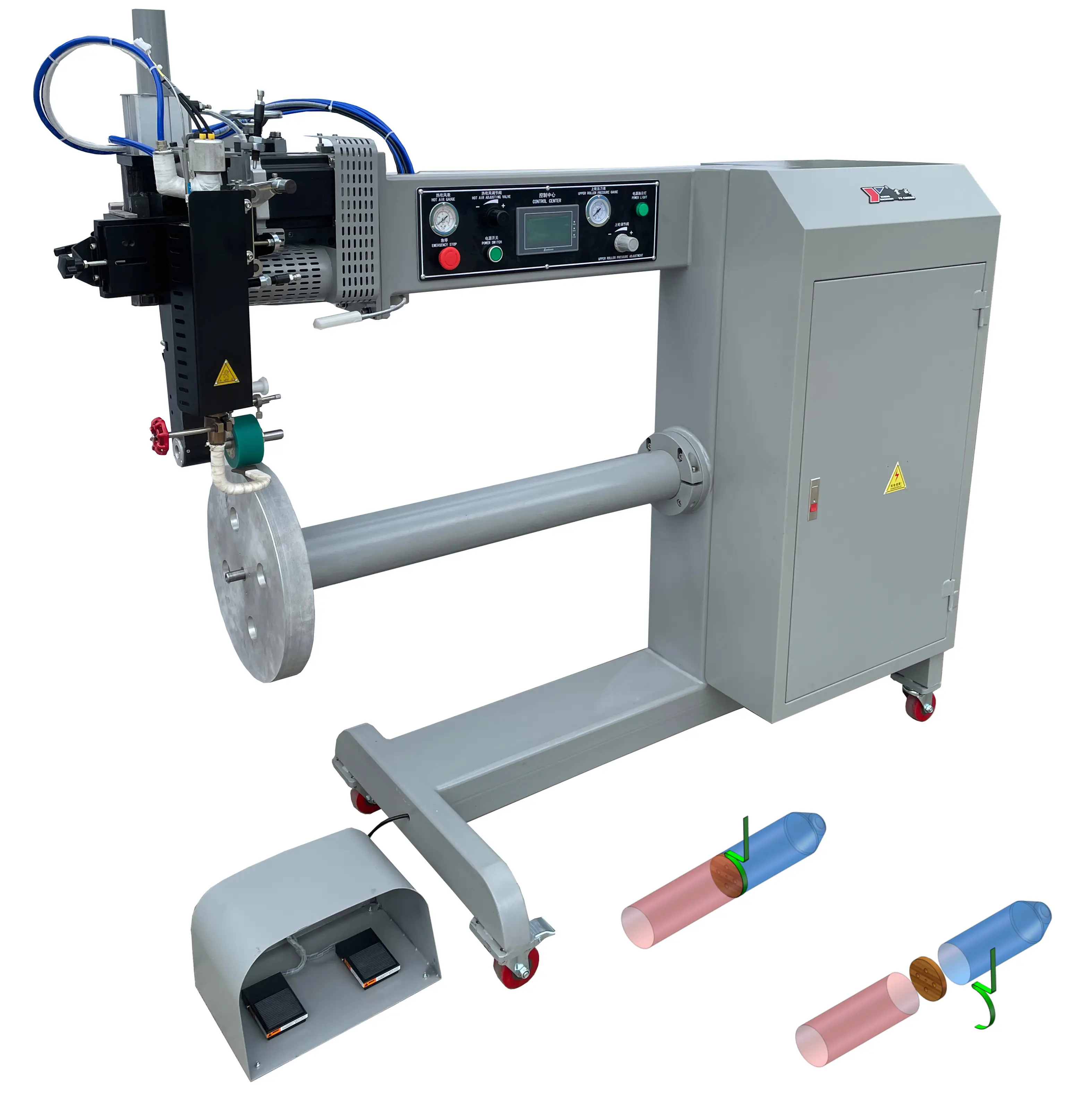Professional Rotary Seam Melt Tape Sealing Machine/Hot Air Welding Equipment With Ce Certificate