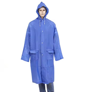 Impermeable de PVC Verde para Hombre, Talla Grande, con Logotipo Personalizado, Resistente al Agua, para Viajes bajo la Lluvia, Talla XL - Product Image 6