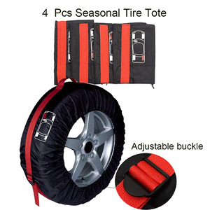 תיק אחסון צמיג חילוף מכונית מכס פוליאסטר לשימוש חוזר - Product Image 3